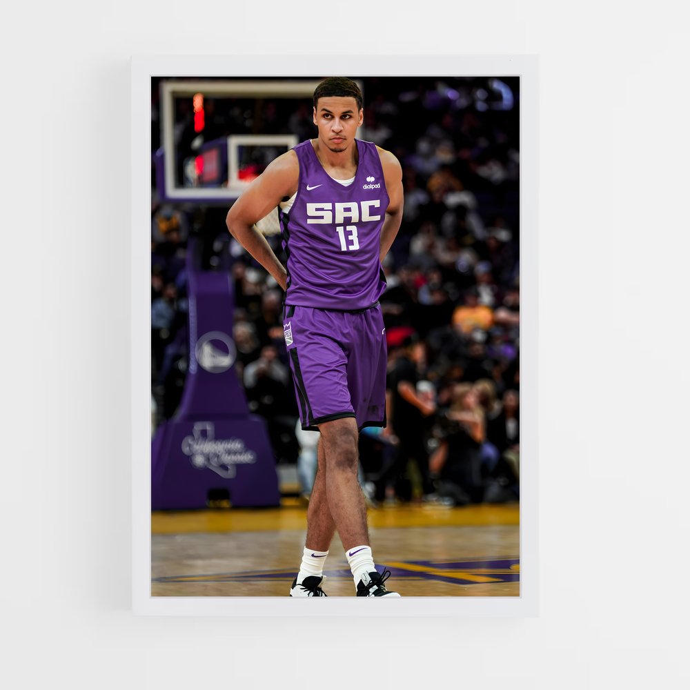 Poster Purple Pride – affiche Basketball (vue 3)